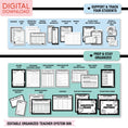 Load image into Gallery viewer, Printable Organized Teacher System Bin | 90s Teacher
