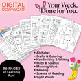 Load image into Gallery viewer, Printable Kindergarten April Week 3 Resources
