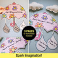 Load image into Gallery viewer, Printable April Showers Writing Craftivity
