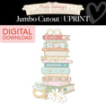 Load image into Gallery viewer, Printable Calming Book Stack Jumbo Cutout | Miss Honey's Cottage Classroom
