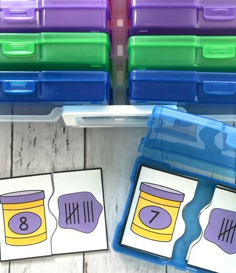 Back to School Task Box Activities for Pre-K