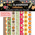 Load image into Gallery viewer, Printable Fall Border Bundle | 90s Teacher
