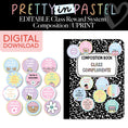 Load image into Gallery viewer, Printable Pastel Class Reward System | Composition | Pretty In Pastel
