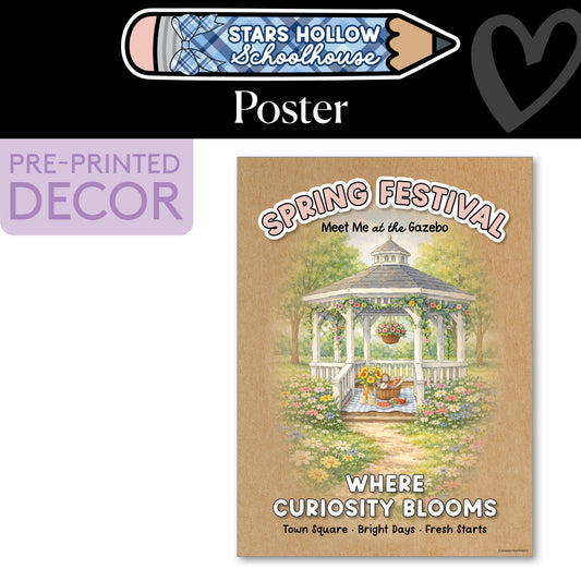 Spring Festival Poster | Stars Hollow Schoolhouse
