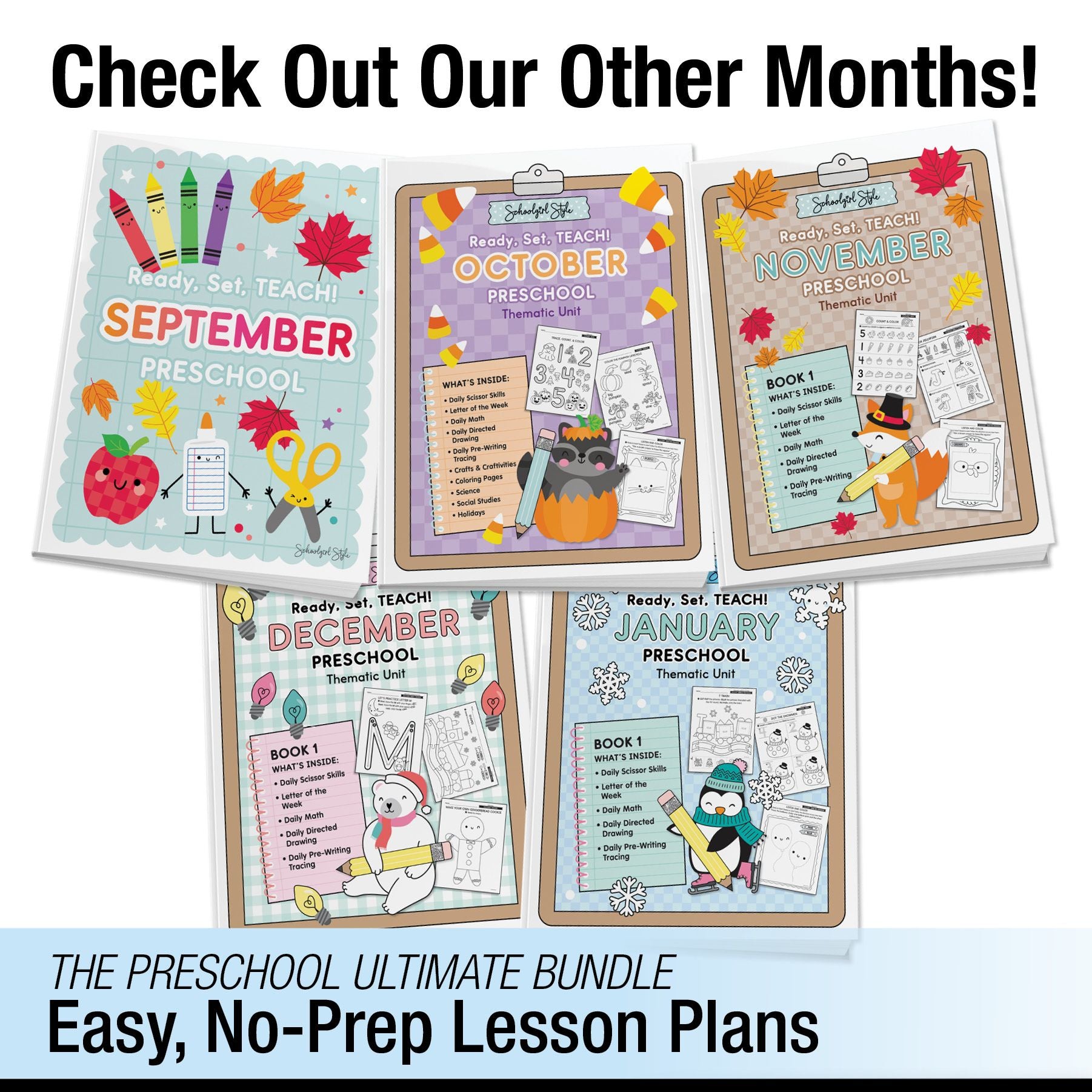 Ultimate Bridge To Kindergarten Pre-Printed And Digital Summer Workbook