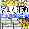 Spring Writing Prompts Roll A Story Roll and Write Activities Easter Earth Day