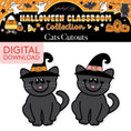 Load image into Gallery viewer, Printable Halloween Cats Cutouts | 90s Teacher

