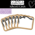 Load image into Gallery viewer, Classic Black and White Adhesive Labels | Simply Sweet
