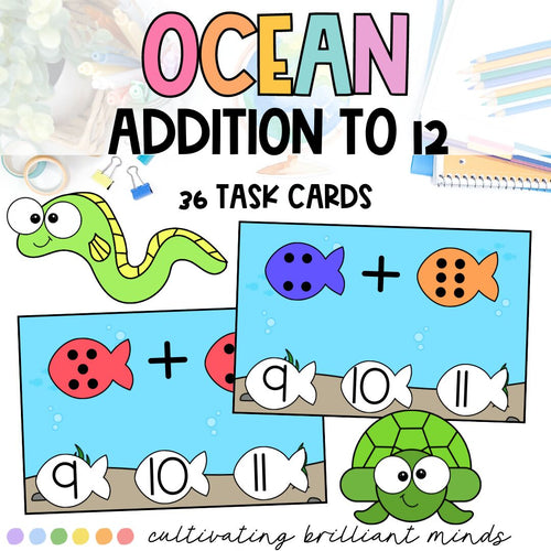 Ocean Addition to 12 Center | Math Counting Center | End of the Year