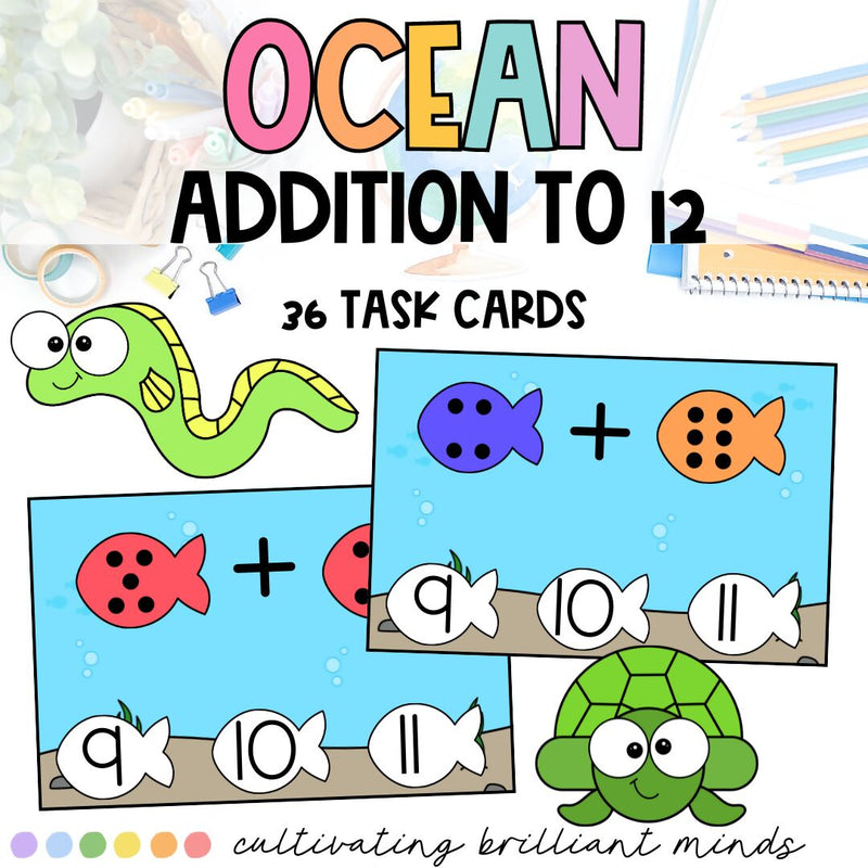 Ocean Addition to 12 Center | Math Counting Center | End of the Year