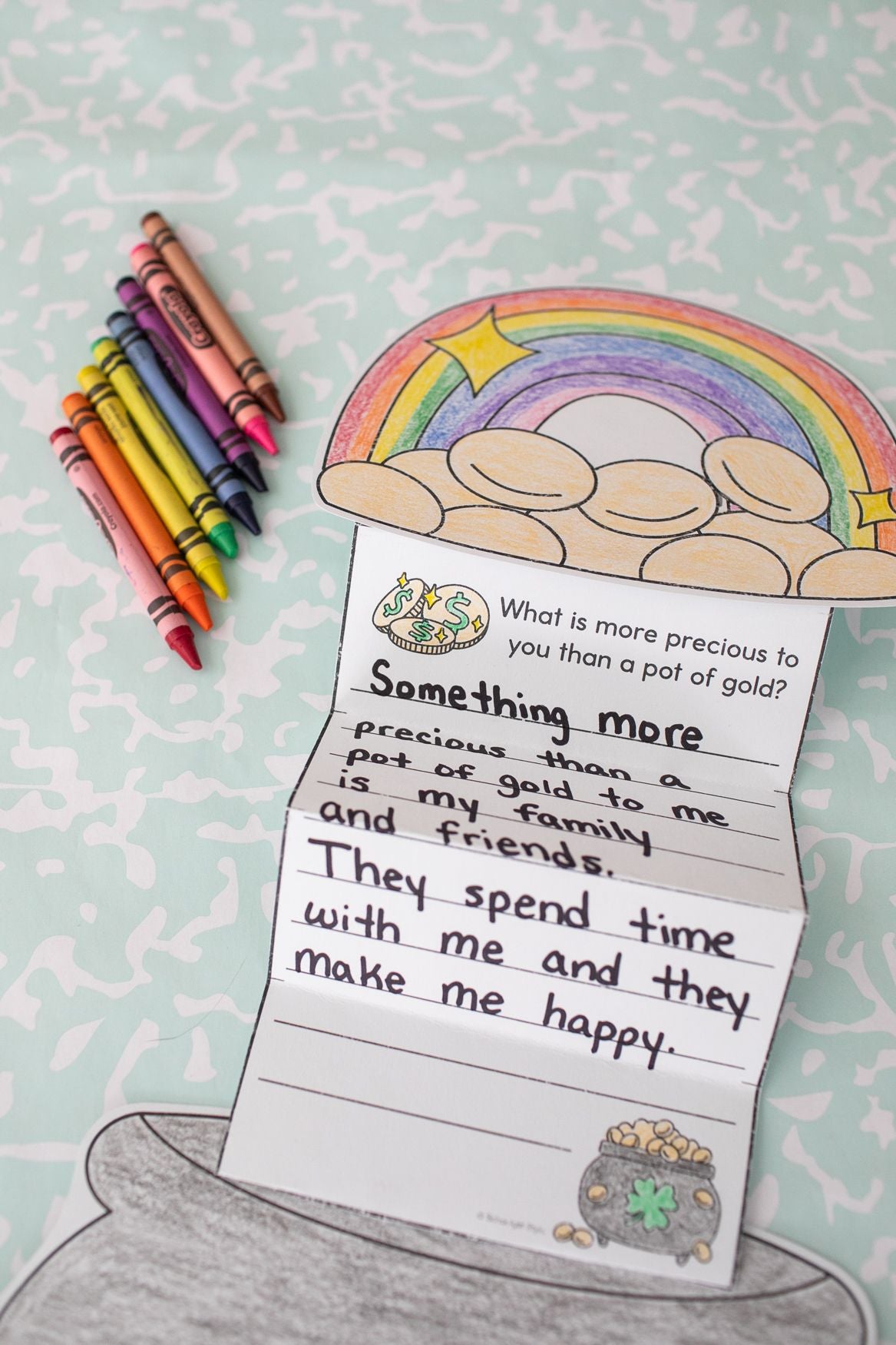 Printable March More Precious Than A Pot Of Gold Craftivity