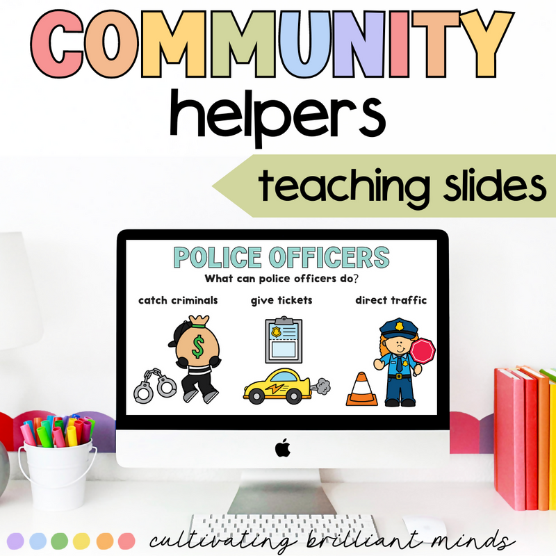 Community Helpers Digital Teaching Slides | Google Slides Activities