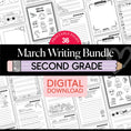 Load image into Gallery viewer, Printable Second Grade March Writing Bundle
