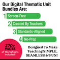 Load image into Gallery viewer, Printable First Grade October Thematic Unit Bundle
