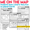 US Geography Map Skills | Maps and Globes, Continents, Oceans, Me on the Map