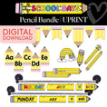 Load image into Gallery viewer, Printable Pencil Bundle | School Days
