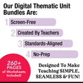 Load image into Gallery viewer, Printable Second Grade September Thematic Unit Bundle
