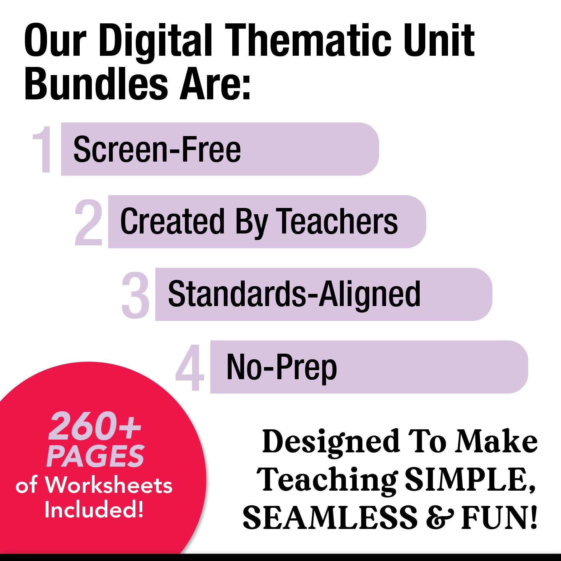 Printable Second Grade September Thematic Unit Bundle