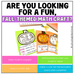 Pumpkin Math Craft | | Kindergarten, First Grade | October | Halloween