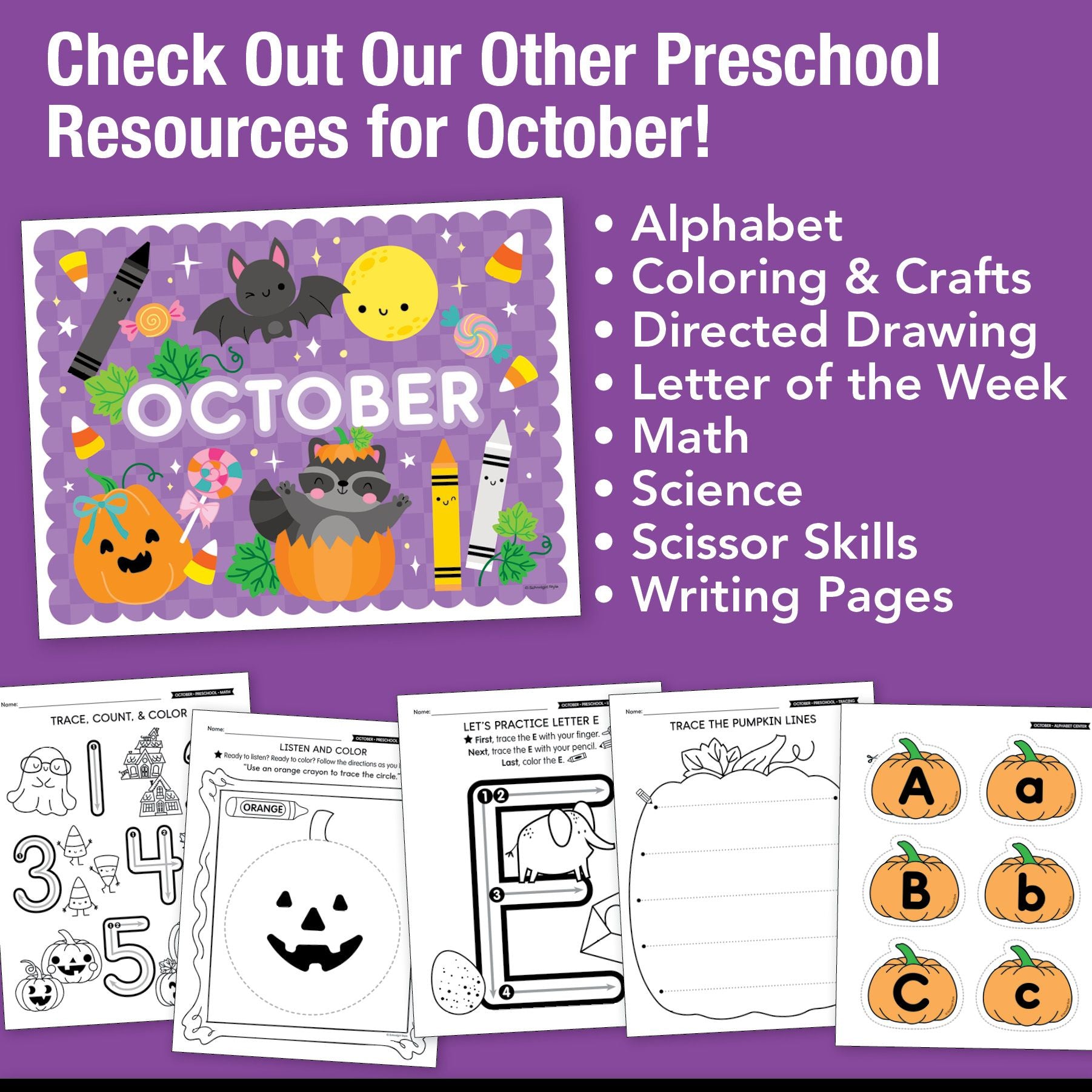 Printable Pumpkin Pal Craft