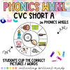 Phonics Wheel Game | CVC Short A | Phonics Activities | Science of Reading