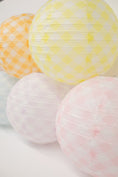 Load image into Gallery viewer, Pastel Gingham Lantern 3 Pack | A Year In Pastel
