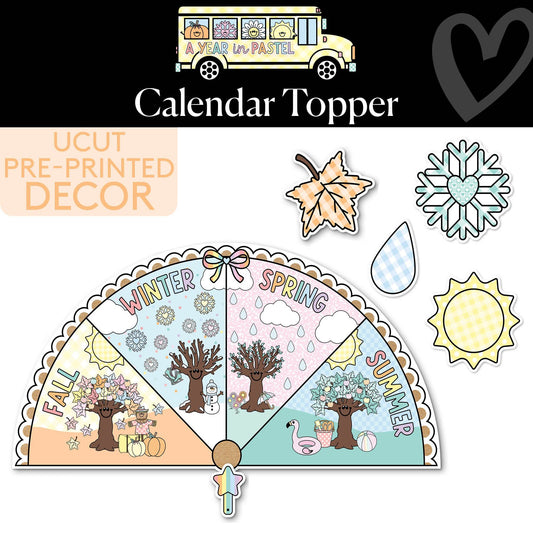 Seasons Calendar Topper | A Year In Pastel