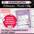 Load image into Gallery viewer, Printable Kindergarten February Week 1 Resources
