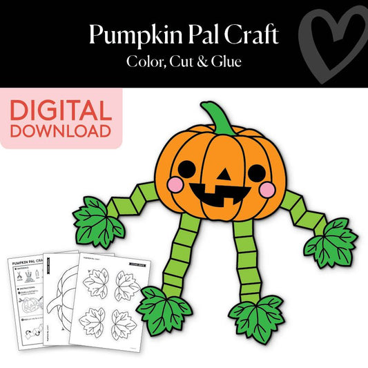 Printable Pumpkin Pal Craft