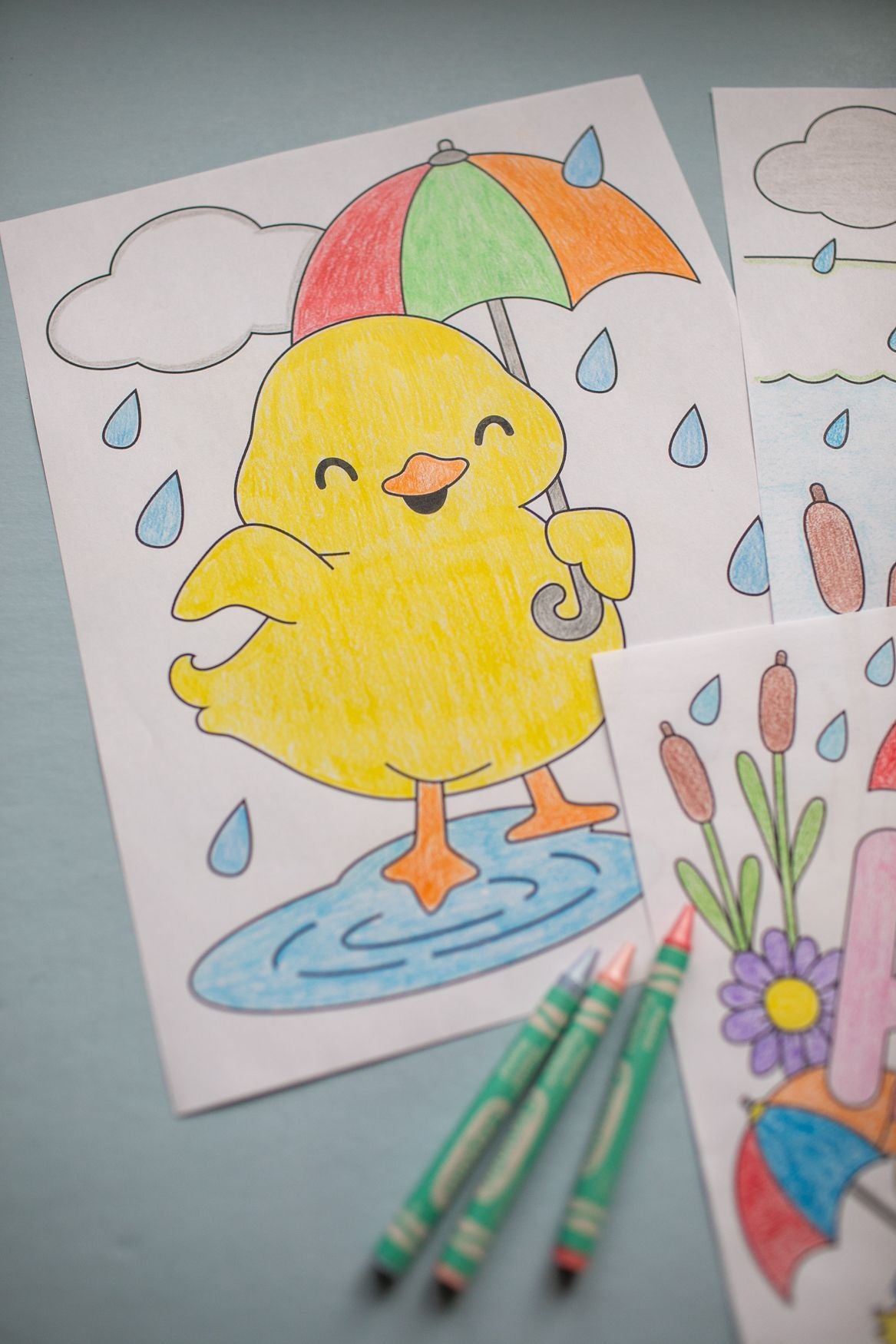 Free Printable April Coloring Pages 