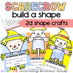 Scarecrow 2D Shape Craft | Fall | Build A Shape Craft