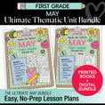 Load image into Gallery viewer, Ultimate First Grade May Thematic Unit Bundle
