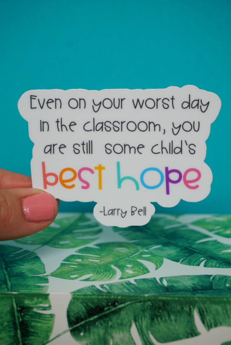 Best Hope Sticker by The Pinapple Girl Design Co.
