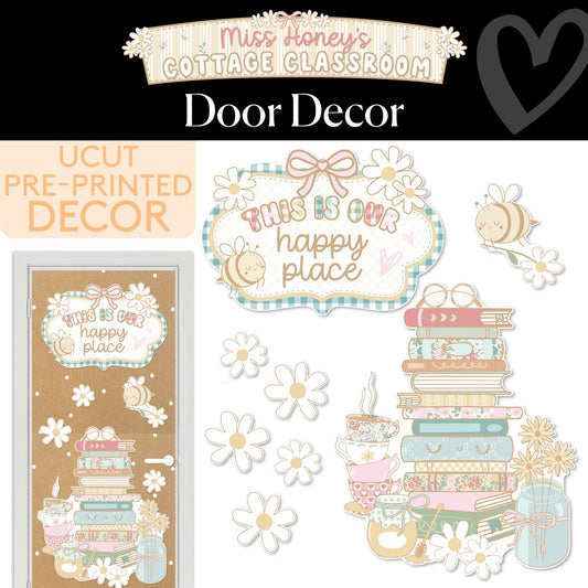 This Is Our Happy Place Calming Door Decor Set | Miss Honey's Cottage Classroom