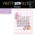 Load image into Gallery viewer, Chase Your Dreams Pastel Classroom Posters
