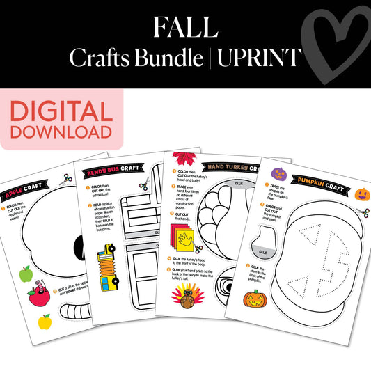 Printable Fall Crafts Bundle