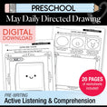 Load image into Gallery viewer, Printable Preschool May Daily Directed Drawing
