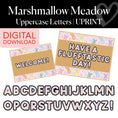 Load image into Gallery viewer, Printable Spring Uppercase Letters | Marshmallow Meadow
