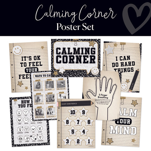 Calming Corner Poster Set