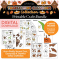 Load image into Gallery viewer, Printable 90s Thanksgiving Craft Bundle
