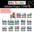 Load image into Gallery viewer, Printable Retro Alphabet Wagon | 90s Teacher
