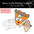 Load image into Gallery viewer, Printable Sweet As Pie Writing Craftivity
