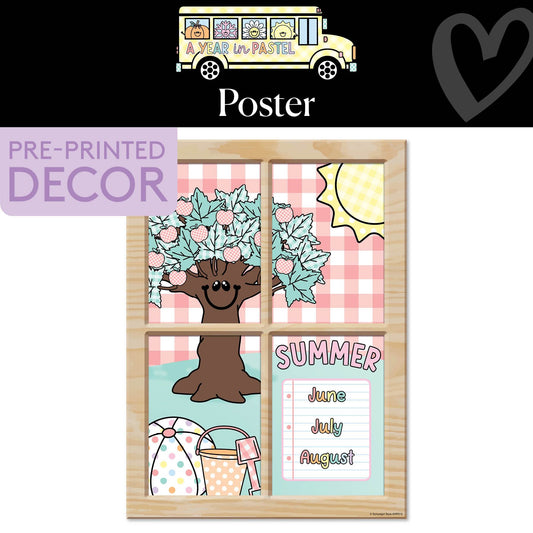Summer Poster | A Year In Pastel