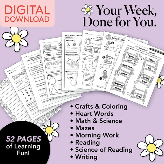 Printable Second Grade May Week 4 Resources