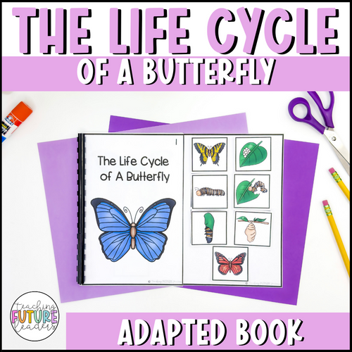 Life Cycle of a Butterfly Adapted Book Cover