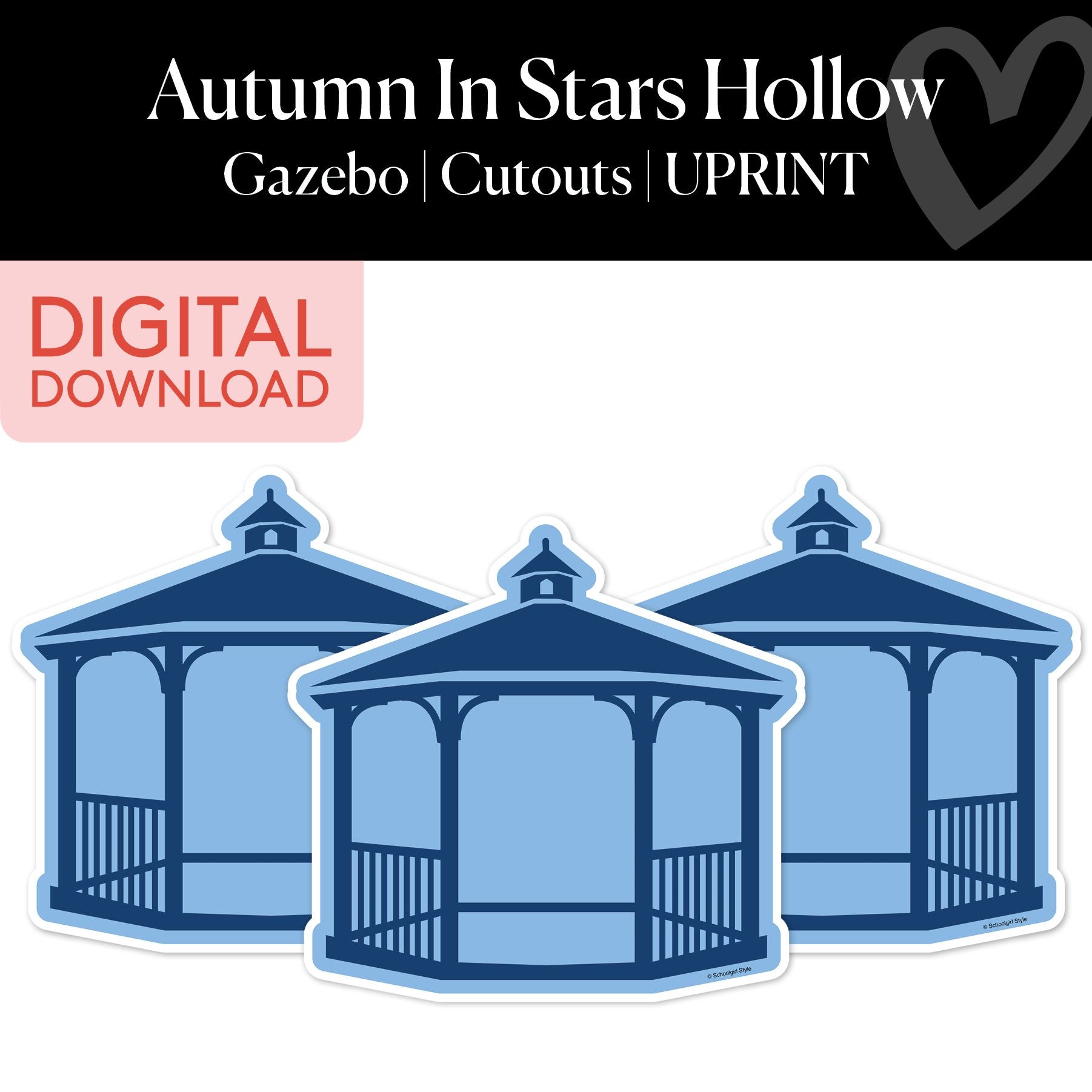 Gazebo | Fall Cutouts | Autumn In Stars Hollow