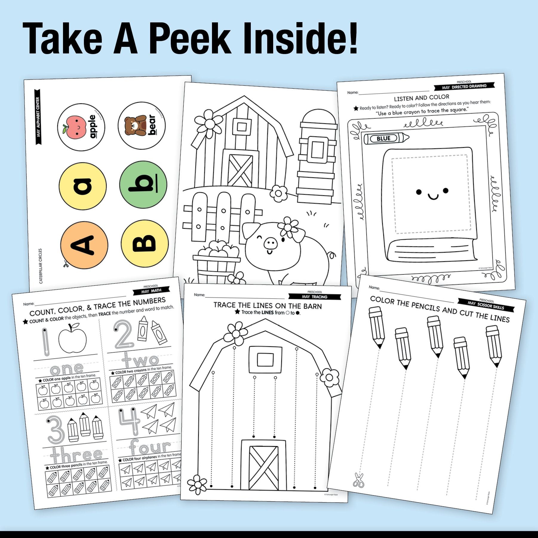 Ultimate Preschool May Thematic Unit Bundle