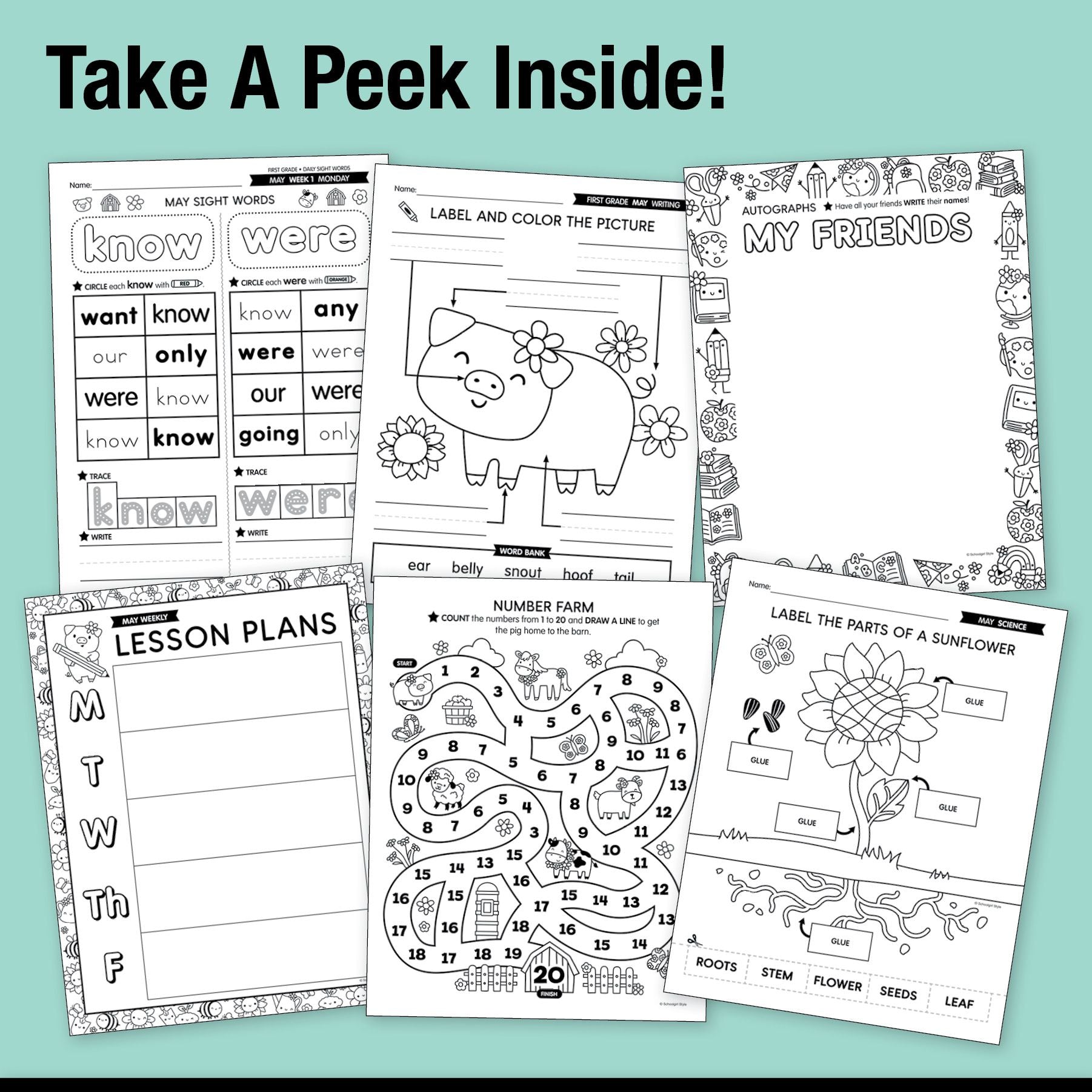 Ultimate First Grade May Thematic Unit Bundle