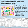Load image into Gallery viewer, Printable Preschool May Alphabet Center Build a Letter Caterpillar
