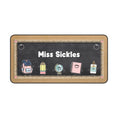 Load image into Gallery viewer, Chalkboard School Supply Friends Personalized Desk Mat | A Year In Pastel
